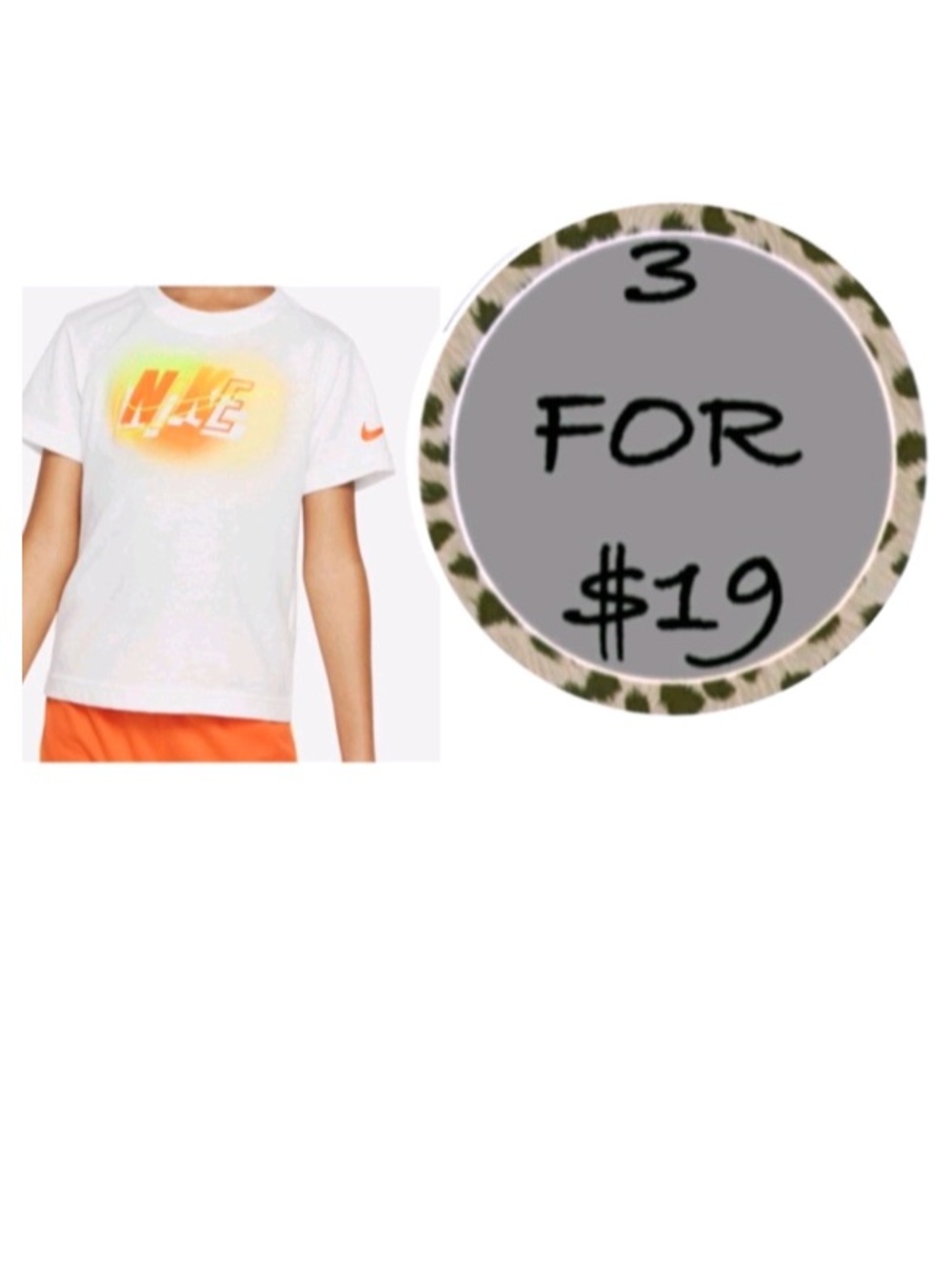 3/$19 Nike The Nike Tee short sleeve T-shirt
